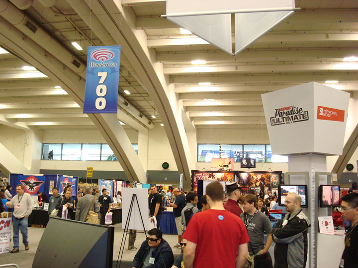 Wondercon Floor On the Wondercon floor